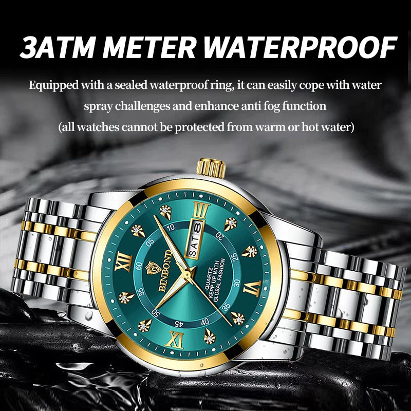 2025 Top Brand Luxury Fashion Diver Watch Men 30ATM Waterproof Date Clock Sport Watches Mens Quartz Wristwatch Relogio Masculino