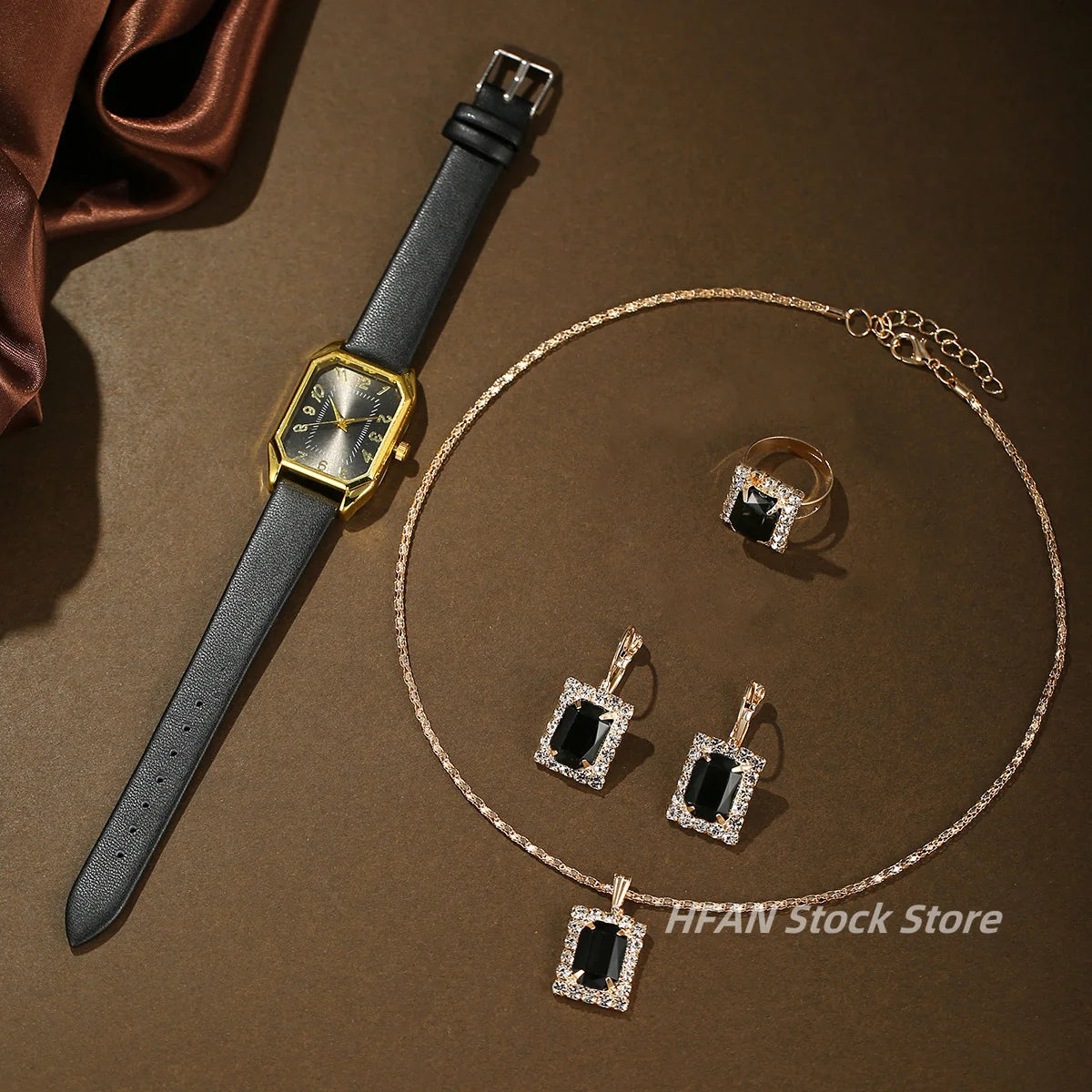 Luxury Fashion Square Women's Watches Brand Ladies Quartz Wristwatch Classic Simple Femme Blue Leather Band Relogio Feminino