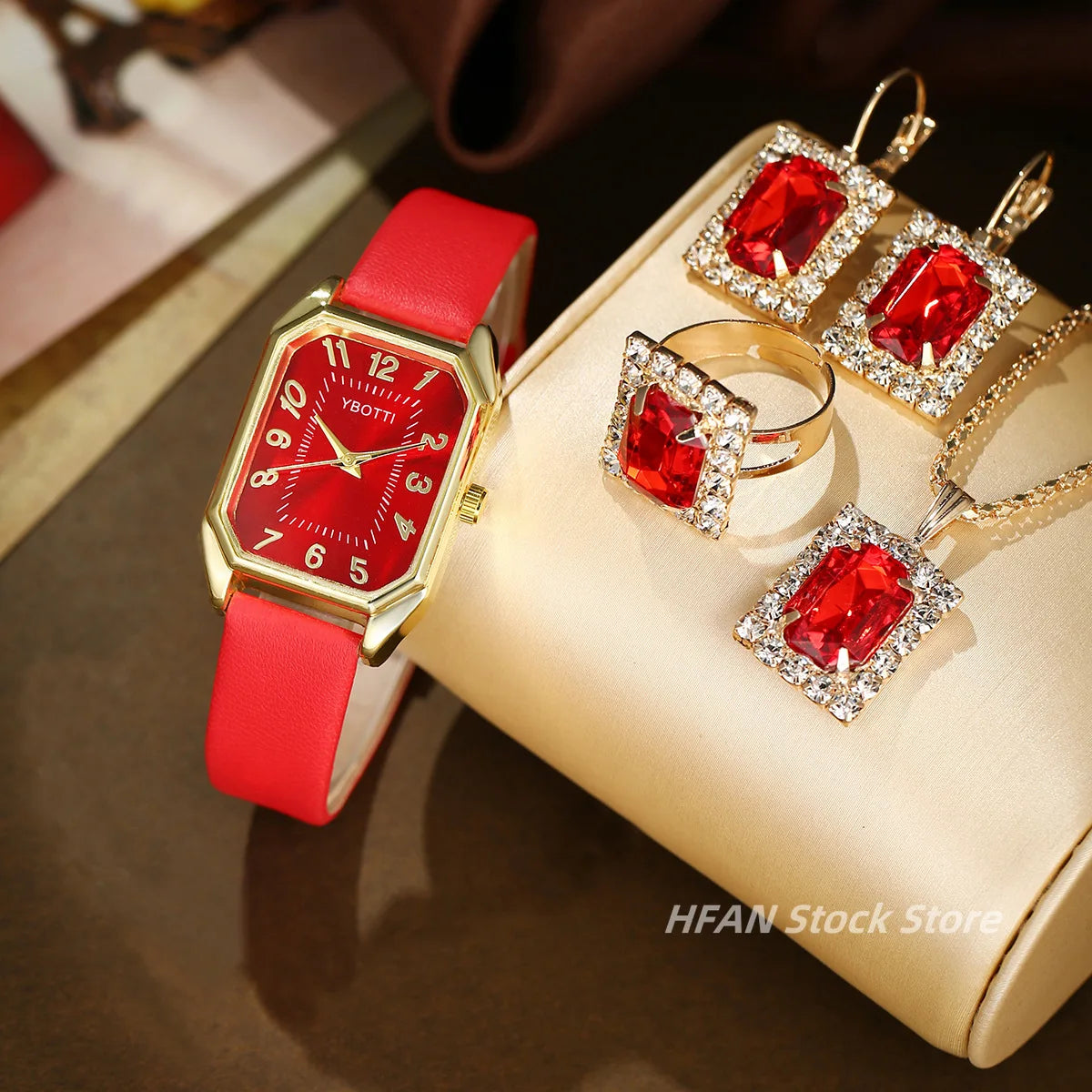 Luxury Fashion Square Women's Watches Brand Ladies Quartz Wristwatch Classic Simple Femme Blue Leather Band Relogio Feminino